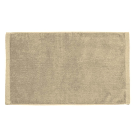 Premium Velour Hand Face Sports Towel 16 Inch X26 Inch Beige